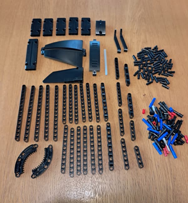 Lego Gears, pin, axle, beam, panel mix – Lego Technic SET 3, Large, 130S4