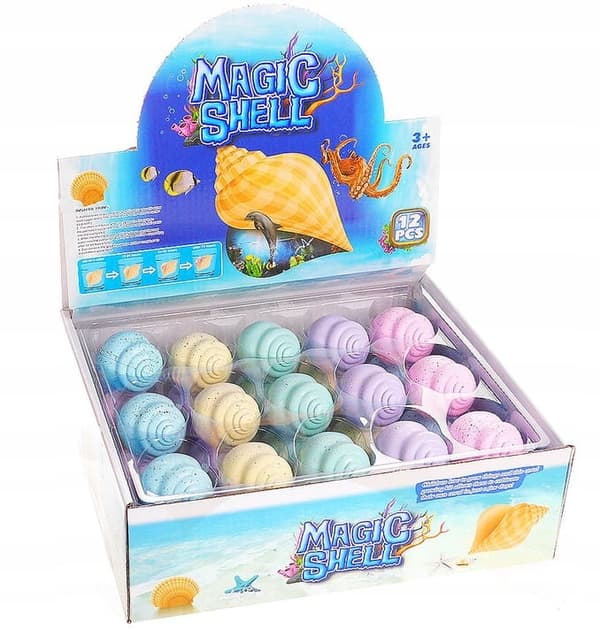 SEA ANIMALS HATCHING FROM A SNAIL SHELL – 30 PIECES