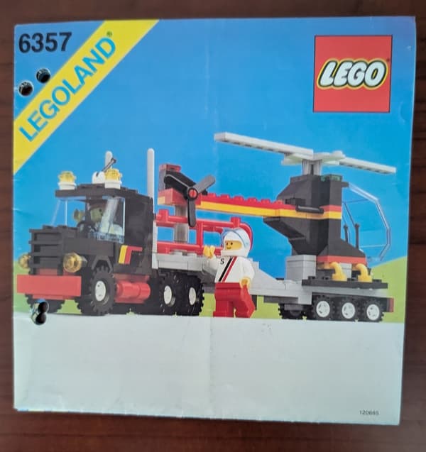 Lego 6357 Truck with Helicopter