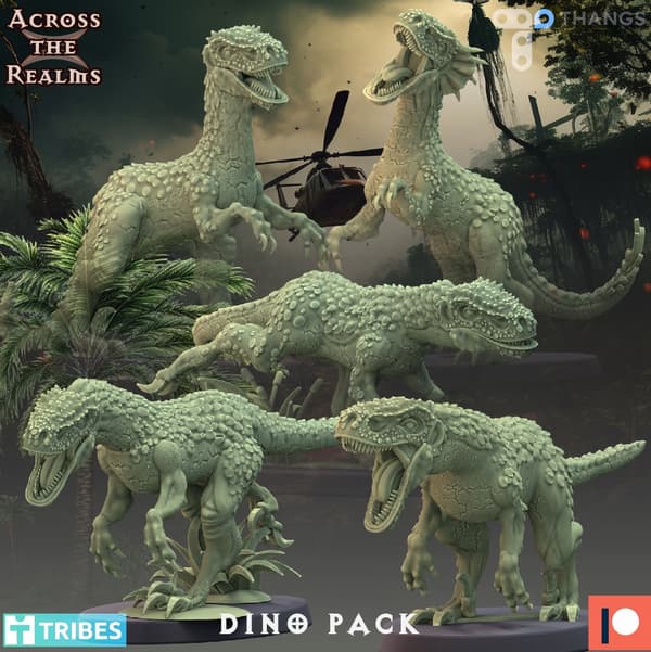 Dino Pack x5: Across the Realms