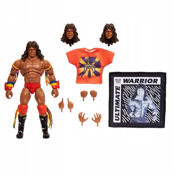 MATTEL WWE Ultimate Honky Tonk Man & Ultimate Warrior Figures