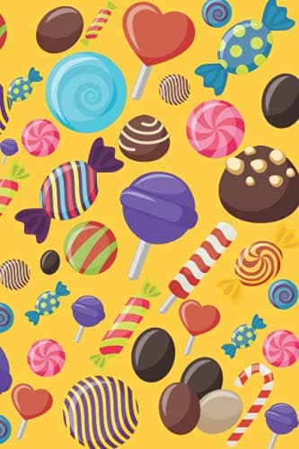 Funny Candy Notebook: Lined Notebook