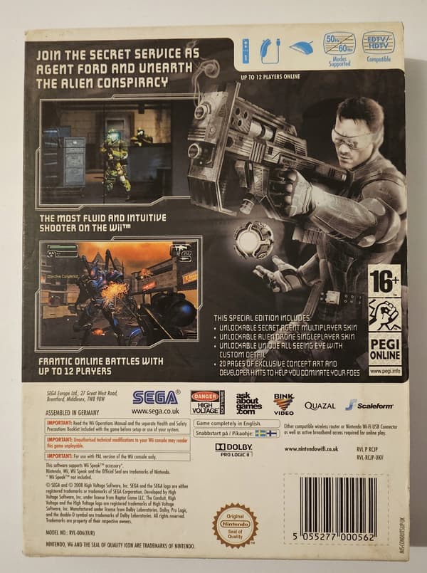 The Conduit Special Edition for Nintendo Wii