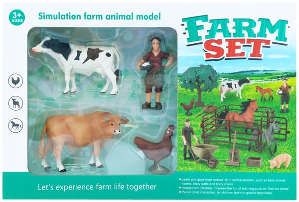 FARM ANIMAL FIGURES SET