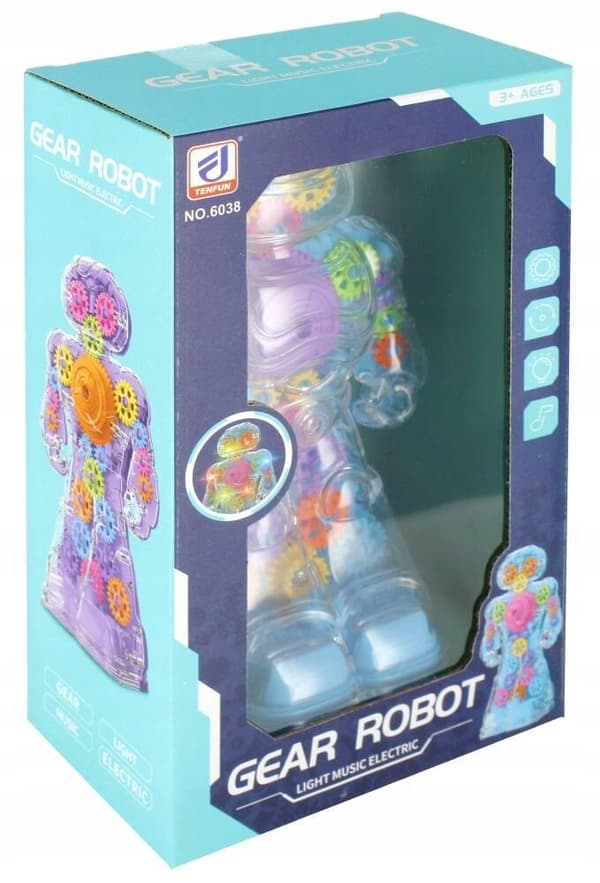 COLOURFUL ROBOT WITH TURBINES for children – MEGA CREATIVE INTERACTIVE ROBOT TOY