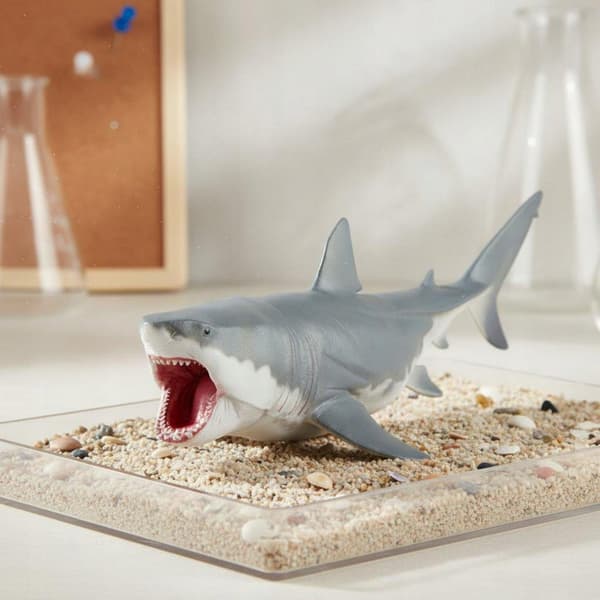 M Megalodon Shark Figurine
