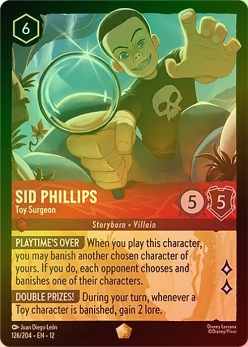 Disney Lorcana: Sid Phillips – Toy Surgeon (Foil) (12WIL)