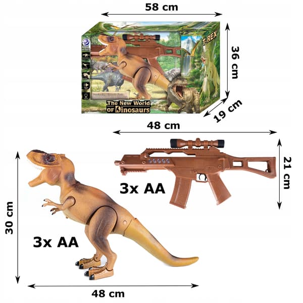 ND32_B23C1 B23C1 RC DINOSAUR + RIFLE SOUNDS