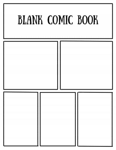 Blank Comic Book: Blank Comic Book – Draw Your Own Comics. Blank Comic Book f