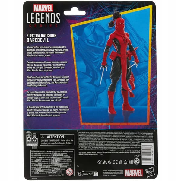 MARVEL LEGENDS SERIES SPIDER-MAN ARTICULATED FIGURE: ELEKTRA NATCHIOS (DAREDEVIL)
