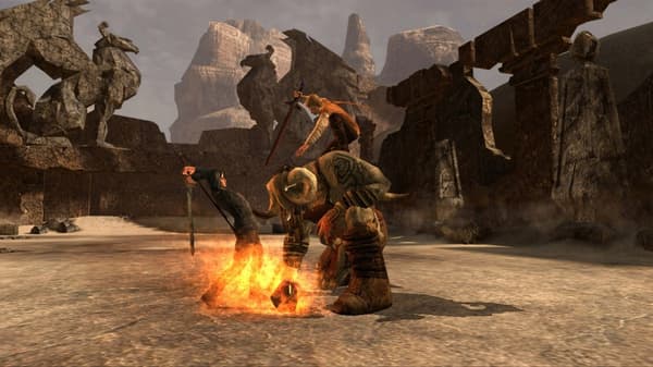 Eragon [XBOX], an action-adventure game