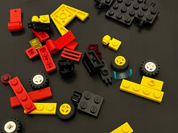 6644 LEGO Car with Trailer