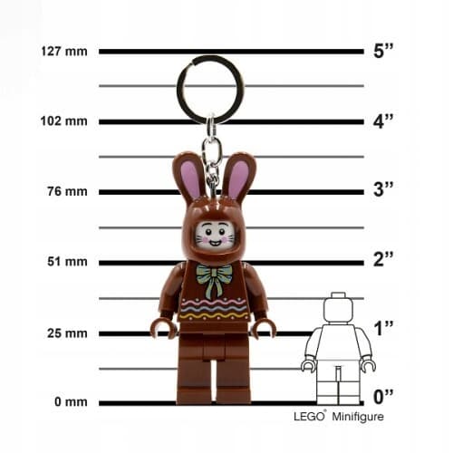 LEGO LED CHOCOLATE BUNNY KEYRING LGL-KE180
