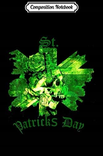 Composition Notebook: St Patrick’s Day – May Contain Whiskey – Irish Journal/Notebook