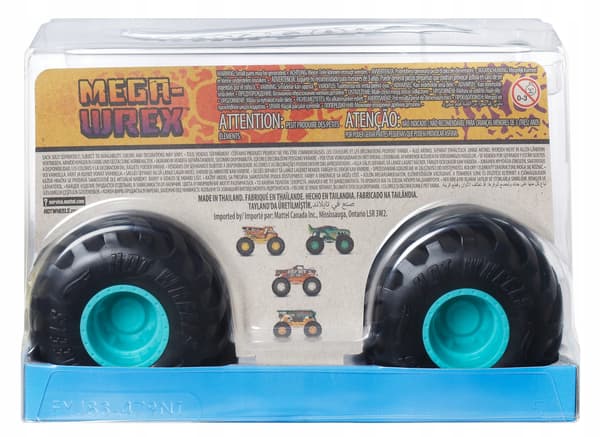 HOT WHEELS OVERSIZED MONSTER TRUCKS MEGA WREX 21 CM 1:24