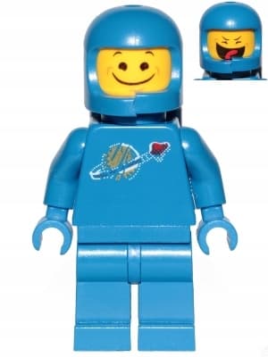 Lego TLM185 Benny Space – blue with cylinders – NEW