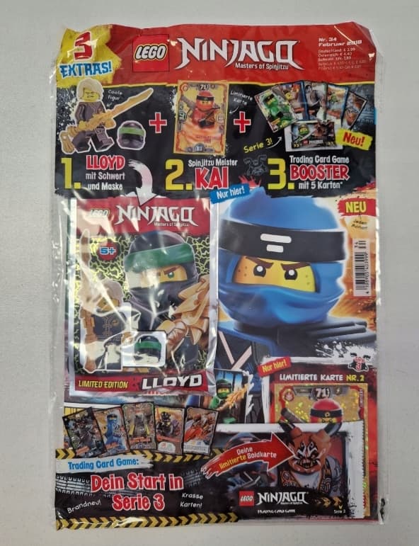 LEGO Ninjago LLOYD 891834 with a magazine