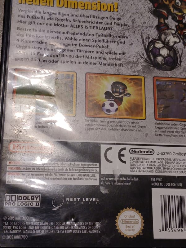 Mario Smash Football, GameCube