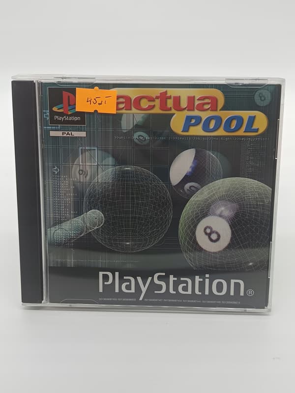 ACTUA POOL SONY PLAYSTATION (PSX) NEW REPLACEMENT BOX