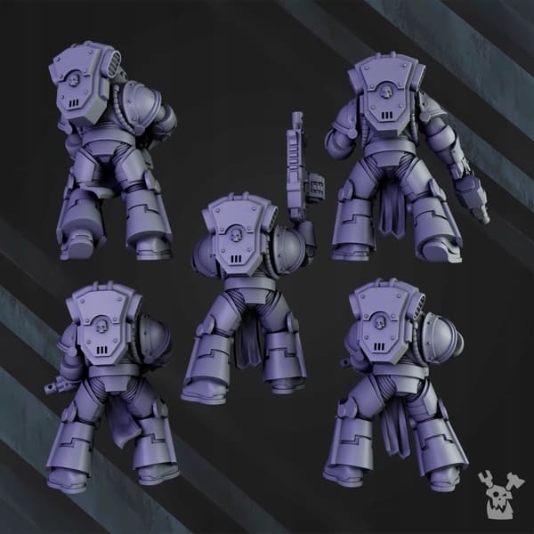 Space Knights Tactical Squad x5 DakkaDakkaStore