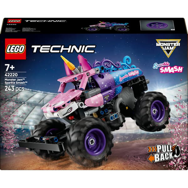 LEGO Technic Monster Jam Sparkle Smash with pull-back drive 42220