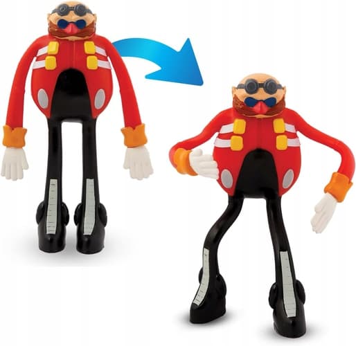 SONIC THE HEDGEHOG DR EGGMAN BENDEMS FLEXIBLE ARTICULATED FIGURINE