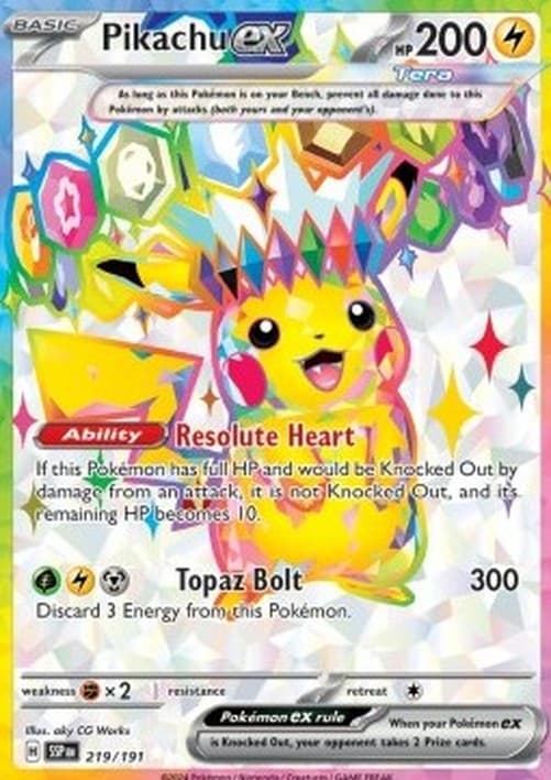 Pokemon Pikachu ex