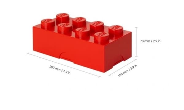 LEGO LUNCH BOX 8 RED 40231730
