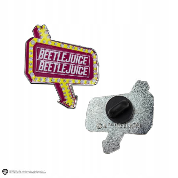 Set of 2 badges, Beetlejuice
