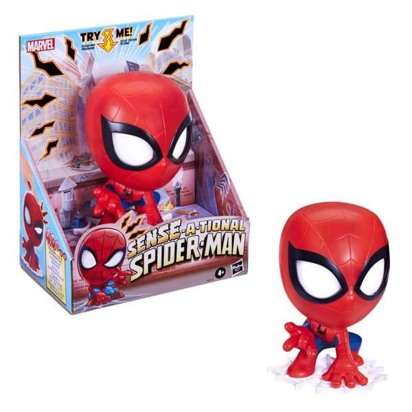 Electronic Interactive Spider-Man Figurine for Children Aged 4 and Over, with Voice
