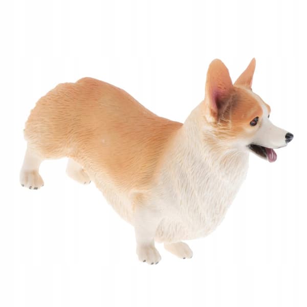Simulation Animals Model Children’s Educational Toy Decoration, Welsh Corgi A