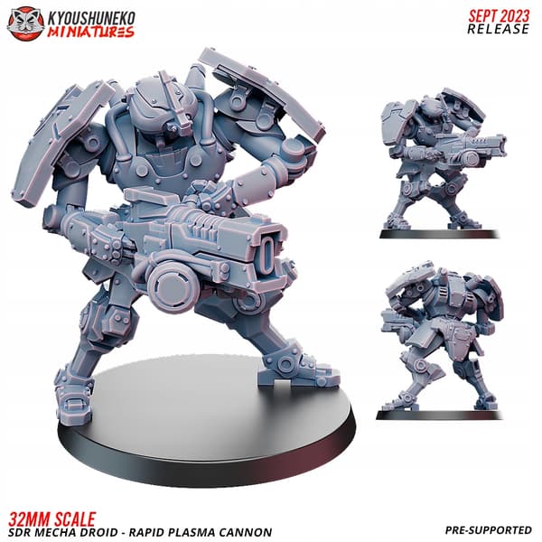SDR Mecha Droid Rapid Plasma Cannon – x1 – minifakturapl