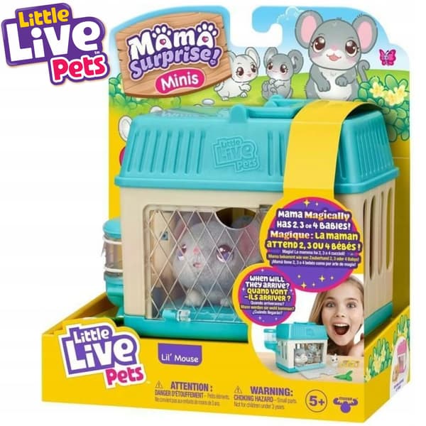LITTLE LIVE PETS MAMA SURPRISE MINI MICE INTERACTIVE PLUSH TOY