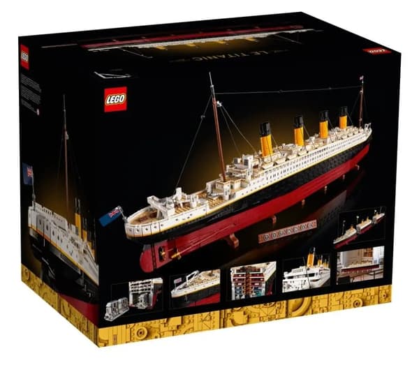 LEGO Titanic 10294 set, 9,090 pieces, 1:200 scale