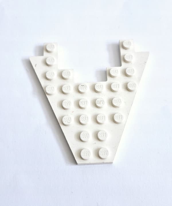 LEGO 6104 8x8, 3x4 white panel
