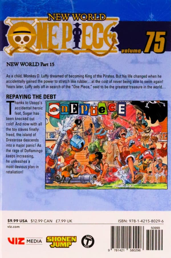 ONE PIECE, VOL. 75: REPAYING THE DEBT: VOLUME 75 – Eiichiro Oda (COMIC)