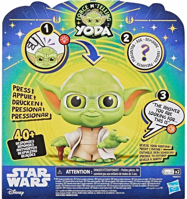 Star Wars Yoda Interactive Figure: The Force is Telling – 40+ Answers, AG 4+