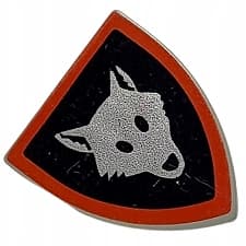 LEGO Weapons / Castle – Wolfpack Shield 3846p44 – Second-hand