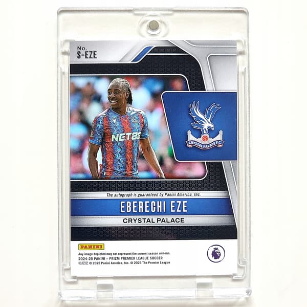 Panini Prizm 2024/25 Card – Eberechi Eze – Crystal Palace – Autograph