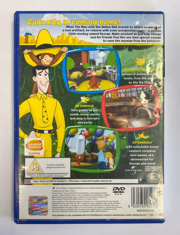 Curious George for Sony PlayStation 2 (PS2) #996