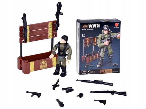 BUILDING BLOCKS: SOLDIER FIGURINE – BUILD-YOUR-OWN MODEL
