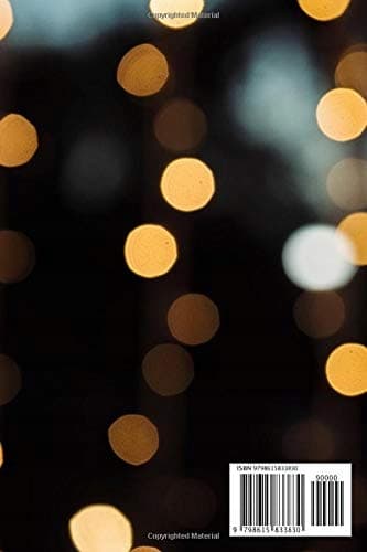 Dot Grid Notebook: Flurry Lights – 120 dot grid pages – 6x9 inches – Dots
