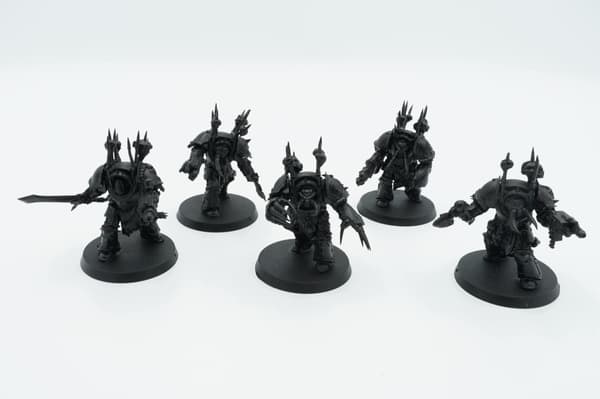 Warhammer 40k Chaos Terminator Squad – set of 5 plastic figures