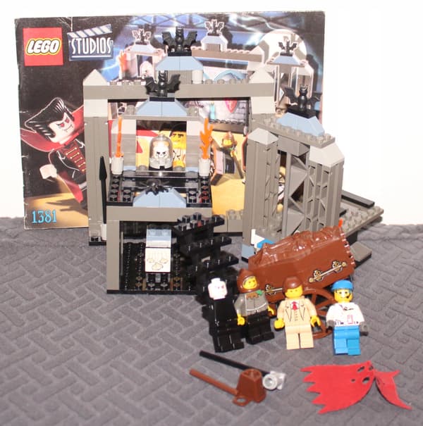 LEGO STUDIOS 1381 Vampire's Crypt SET INSTRUCTIONS