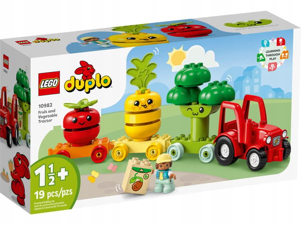NEW LEGO DUPLO 10982 TRACTOR WITH VEGETABLES AND FRUIT