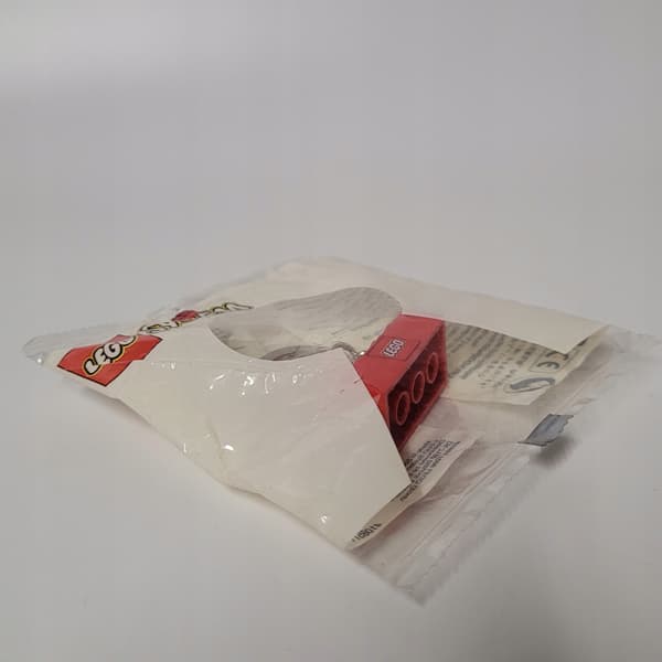 Lego System keyring, 2x4 red brick, 3917 MISB