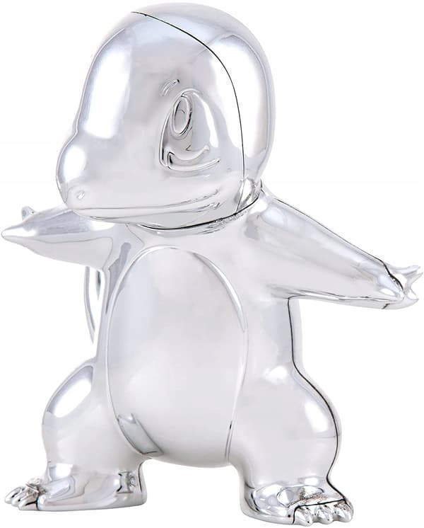 POKÉMON 25TH ANNIVERSARY SILVER CHARMANDER FIGURINE