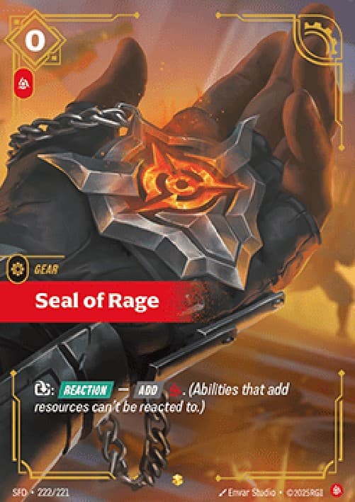 Riftbound SFD Seal of Rage