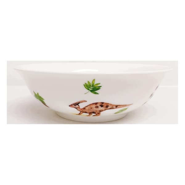 3-piece children’s set – with a dinosaur theme – for everyday use