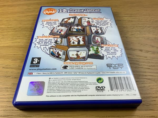 EYE TOY PLAY set: BDB disc + PS2